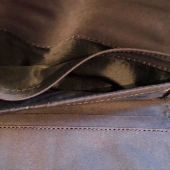 TOMMY HILFIGER Navy Blue Grey Trifold Wallet Credit Card Slots Extra Section - Picture 8 of 14